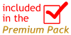 included inthe Premium Pack included inthe Premium Pack